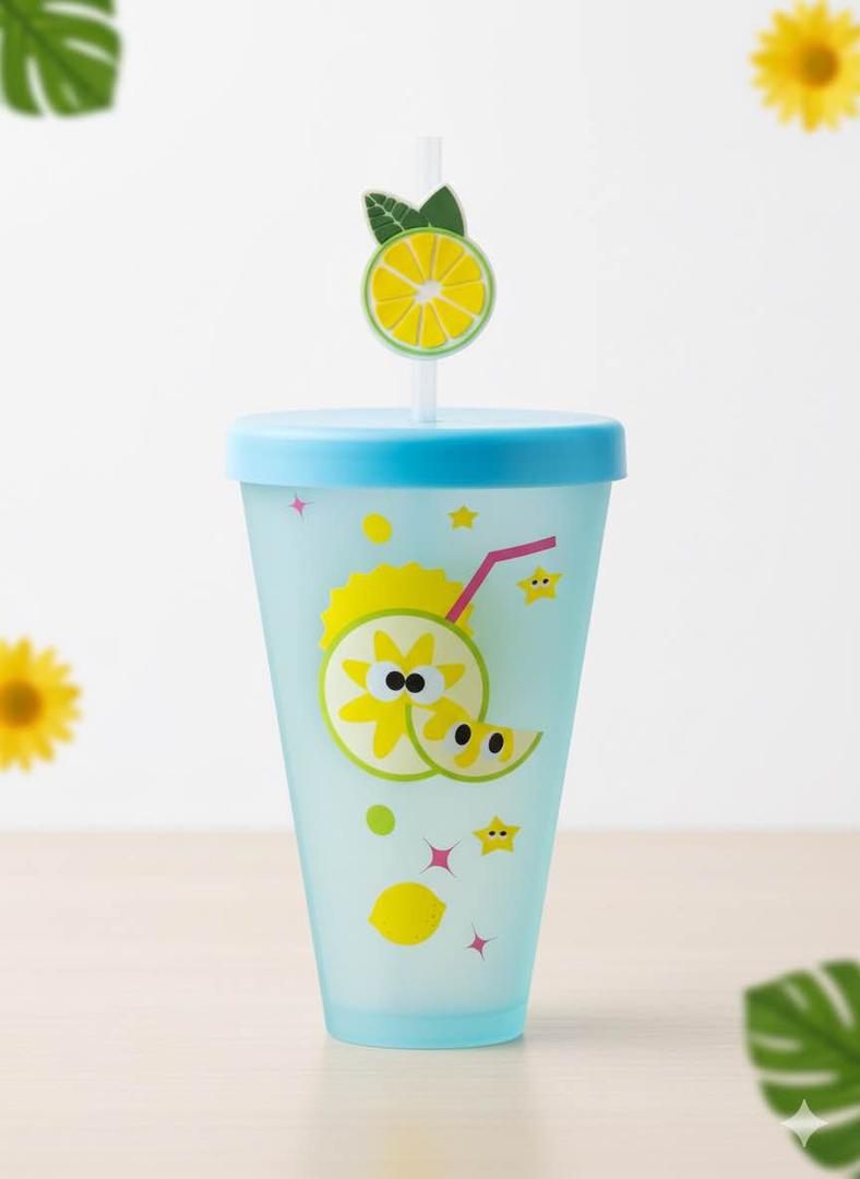 Blue Watermelon Water Bottle