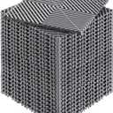 VEVOR Interlocking Drainage Mat, 12 x 12 Modular Interlocking Cushion, 24 Pcs Splicing Drainage Mats, Non-Slip Gray PP Drainage Floor Tile and Shower Mat, for Garage, Garden, Kitchen & Outdoor (Grey)