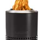 Solo Stove Mesa XL, 7 Inch Tabletop Fire Pit with Stand - Smokeless, Stainless Steel Fire Pit for Camping, Outdoor & Patio- Wood Burning or Pellet Fueled Portable Bonfire, 2.3lbs, Ash 