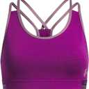 Under Armour Girls' Armour HeatGear Mid Impact Sports Bra, Small