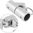 Heavy Dudy Marine Swivel Pipe Connector,Stainless Steel 316 Folding Swivel Connector Boat Rail Tube Pipe Fittings For22/25mm OD Tube/Pipe