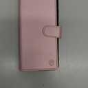 Wallet Case for Samsung Galaxy S24 Fe, RFID Blocking Credit Card Holder, PU Leather Folio Flip Kickstand Protective Shockproof Cover for S24 Fe (Red, for S24 Fe - 6.4")