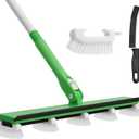 Grout Cleaner Brush with 66'' Long Handle Stiff Bristle Multi-Line Cleaner Adjustable Heads Grout Scrub Crevice Cleaning Brush for Tile Floor, Shower, Bathroom, Kitchen, Wall