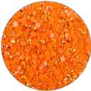 3000 Pieces SS6 2mm Flatback Rhinestones Clear Glasses Round Gems AB Crystals for Nail Art DIY Crafts Clothes Glitter Stones Orange