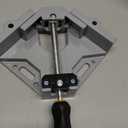 Kingrol 4 Pack 90 degree Corner Clamps, Woodworking Clamp with Adjustable Aluminum Alloy Swing Jaw, Single Handle Wood Clamps for Photo Framing, Welding, DIY Projects