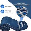 KingCamp 45F Kids Sleeping Bag, Lightweight Waterproof & Compact Flannel Sleeping Bags Cold Weather & Warm Youth Essentials Gear Accessories for Camping, Fits 10-12 Children up to 4'7"-5'5" Tall
