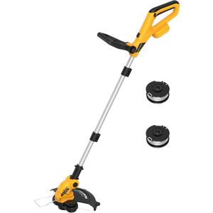 3 in 1 Cordless String Trimmer (NO Battery) Compatible with Dewalt 20V Battery, 12" Electric Weed Wacker with Auto Line Feed, Foldable Weed Eater/Edger Trimmer/Mower for Yard Garden, Grass Trimmer
