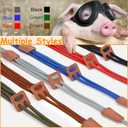 Mini Pig Harness & Leash, Pet Pig Supplies, Adjustable Rope (9 inches Long -1/2 inches Diameter), Suitable for Small and Medium-Sized Pet Pigs(Black)