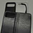 Bocasal Detachable Wallet Case for iPhone 17 Pro Max RFID Blocking Card Slots Holder Premium PU Leather Magnetic Kickstand Shockproof Wrist Strap Removable Flip Protective Cover 5G 6.9 inch (Black)