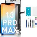 EXW for iPhone 13 PRO MAX Screen Replacement 6.7" Full HD LCD Display Digitizer, Quality Touch Screen with Repair Tools, Waterproof Seal & Protector  Compatible with A2484, A2641, A2644, A2645, A2643