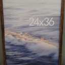 24x36 Poster Frame Brown, Poster Frames 24 x 36 inches or 24x36 Picture Frames with HD Plexiglass Durable and Scratch-proof for Horizontal or Vertical Wall Mounting, 1 Pack