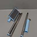 40H Lengthen Mini Swifter Cleaning Mop, Small Sweeper Flat Dust Mop,Dry and Wet Cleaning Mop for Kitchen Bathroom House Wall Window,Blue (40H)