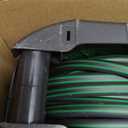 1/2" x 50FT Retractable Garden Hose ReelWith 10 Patterns Spray NozzlePortable Heavy Duty Garden Hose Holder for Garden WateringCar & Patio WashingPet CleaningGreen