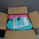 VOFiTNY Gymnastics Tumbling Equipment Air Barrel Inflatable Octagon Tumbler Roller Back-bend Trainer Cheerleading Without Pump (4'L x 3'D, Pink/Mint nopump)