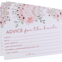 Kexinglu 70Pcs Advice for the Bridal Cards for Bridal Shower Games, Wedding Wishes Card, Favors for Guest