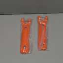 Tailgate Hinge Cover Compatible with 2021-2025 Ford Bronco, Rear Door Hinge Liftgate Trim Exterior Accessories Decoration(Orange) 2 Pcs