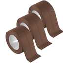 3 Rolls Self-Adhesive Caulk Tape - Waterproof Peel and Stick Sealing Strip (1.5"x10.5 Ft, Brown) for Bathtub, Shower, Sink, Toilet Edge Protector & Kitchen Countertop - No Mess Alternative to Caulking