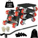 Heavy Duty Furniture Movers with Wheels,Furniture Dolly 5 Wheels,Furniture Movers Sliders 360 Ratating,1200lbs/550kg Load Capacity,Furniture Lift Mover Tool Set for Sofa,Fridge,Washing Machine SYMORIN