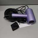 Slopehill Professional Ionic Hair Dryer, Powerful 1800W Fast Drying Low Noise Blow Dryer with 2 Concentrator Nozzle 1 Diffuser Attachments for Home Salon Travel (Lavender)