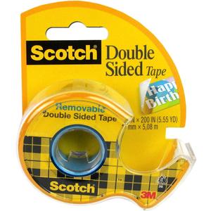 3M 238 3/4" x 200" Scotch Double Sided Removable Tape