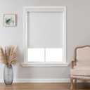 Joydeco 100% Blackout Roller Shades (Pro), 62" W x 96" H, White