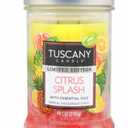 Tuscany Candle, Limited Edition Citrus Splash, With Essential Oils, Tropical juice and bright citrus 18OZ