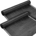 6.5ft x 12" Carbon Fiber Fabric Roll Pure Fabric Carbon Fiber Sheet - 2x2 Twill Weave-3k/220g for Cars for Structural Reinforcement on Concrete Walls, Basements, Boats (2 Rolls)