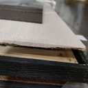 Large 3D Textured Framed Neutral Abstract Wall Art for Living Room, 3 Piece Modern Artwork for Walls, Minimalist White and Brown Geometric Wall Paintings for Hallway, Stair, Office Wall Decor 24x36 In (Bold Reliefs)