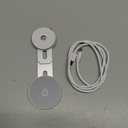 MAGDIGITEH Laptop Phone Holder, Magnetic Phone Stand 15W Fast Wireless Charger for MagSafe for iPhone 17/16/15/14/13/12 & All Phones for Tesla (Silver)