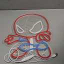 LED Spider Neon Sign for Wall Decor, Dimmable Anime Light Up Display, Kids Bedroom Game Room Decoration, 12.2x15.7 Inch