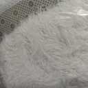 Soft Shag Runner Rug 2x6 for Bedroom, Fluffy Plush Throw Area Rug Non Slip for Bedside Dorm Hallways, Washable Long Runners for Couch Closet Nursery Living Room, Cream White