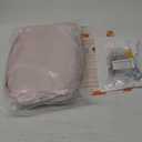 Princess Bed Canopy for Girls, Dreamy Tassels Ceiling Canopy Net Kids Room Decor Soft Nursery Crib Canopy Reading Nook, Large Children Canopies Full Queen Size with Lights - Light Pink