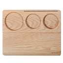 Normcore Tamping Mat - Natural OAK Espresso Tamping Station - Coffee Tamper Holder Mat Portafilter Mat For Baristas - Patent Pending - Solid American White OAK Wood