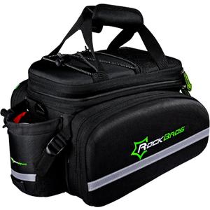 ROCKBROS Bike Trunk Bag 17L-45L Bike Rear Rack Bag Waterproof (Black Grey)