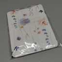 Feams for iPad (A16) 11th Generation 11 Inch 2025, iPad 10th Generation Case 10.9 Inch 2022, Slim iPad A16 Case Clear Back Cover with Pencil Holder & Auto Sleep, Simple Flowers