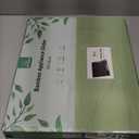 Joy&Grace Appliance Slider for Kitchen Appliances 360 Rolling Sliding Tray for Coffee Maker Countertop, Bamboo Coffee Pot Slider Rolling Tray with Universal Rollers (Black, Large 16"x13")