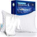 King Size Cooling Side Sleeper Pillow & Curved Pillow Cover King Size 1 Pack