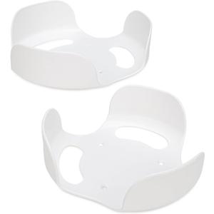 Camco Stack-A-Plate Holder | 2 Different Sizes of Plate Holders | One Plate Holder Fits Plates Up to 7.25 & Other Dish Holder Fits Plates Up to 10.25 | Great for Travel, RV Storage & More (43601)