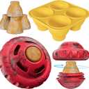 Dog Toys to Keep Them Busy,Frozen Treat Dog Enrichment Toys,Slow Food Training to Relieve Boredom and Stimulating,Dog Puzzle Treat Food Dispensing Ball Toy for Small Medium Large Dogs