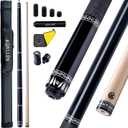 KONLLEN Maple Pool Cue Stick for Adults - Features Low Deflection Shaft, Titanium Alloy 3/8x8 Joint, and 12mm Tip