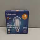 ALAMPEVER ST19 Dusk to Dawn LED Outdoor Light Bulb, 1400LM Sunlight Sensor Light Bulbs, 8W (100W Equivalent), 5000K Daylight White, Automatic Light Bulb for Porch, Patio, Garage, 2 Pack, Non-Dimmable