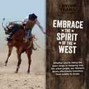 Canyon Trails Men's Cowboy Boots - Square Toe Western Boots with Embroidery, Pull-On Fit, Durable Rubber Sole Mens Shoes (10, Black)