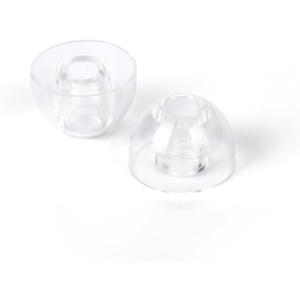 TWISTURA Stars Crystal-Clear Liquid Silicone Ear Tips 3 Pairs, High Soft&Elasticity Earbuds Tips, S/M/L 3 Pairs Replacement Ear Plugs, Fit Most in-Ear Earbuds with 4.2mm Nozzles for IEM