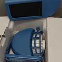 Smart Bird Feeder with Camera Solar Powered,4K HD AI Identify Bird Species, Real-Time Alert and Weatherproof, Auto Record Videos, Ideal Gift for Christmas, Tech Lovers and Parents, Blue