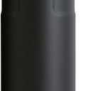 Stanley IceFlow Flip Straw 2.0 Water Bottle 24 OZ | Built-In Straw with Larger Opening | Lightweight & Leak-Resistant | Insulated Stainless Steel | BPA-Free | Black 2.0 (24 Ounces)