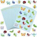 Metallic Pop Up Stickers Bugs 3 Pack