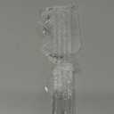 Jewelry Stand Necklace Stand 2 Tower, Clear Necklace Holder Jewelry Holder, Acrylic Jewelry Organizer, Bracelet Hanging Organizer, Display Stand for Bangles, Rings, Earrings and Watch