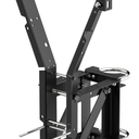 Buzzlett 9594 Basketball Backboard Mounting Kit - Compatible with Lifetime Backboards Only, Heavy-Duty Steel Brackets with 3 Installation Options (Wall, Roof, Pole), Weatherproof for Outdoor Use