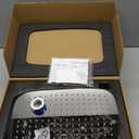 G-Promise All Metal 14 Inch Dual Square Shower Head with Handheld Spray Combo, Rain Shower Head, Adjustable Extension Arm, 3-Way Diverter, 71 Inch Extra Long Hose - A Bathroom Upgrade (Chrome)