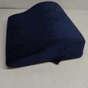 1 Pack Comfortable Memory Foam Lumbar Back Support Cushion Sciatica Pain Relief, Navy